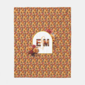 Persoonlijk huwelijkscadeau voor net getrouwden    fleece deken (Voorkant)