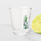 Persoonlijk huwelijksfeest cadeau shot glas (Links)