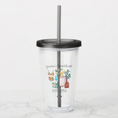 Persoonlijk huwelijksfeest cadeau voor de bruidsme acryl drinkbeker (Voorkant)