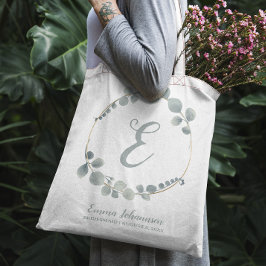 Persoonlijk Huwelijksfeest Uitnodiging voor Bruids Tote Bag