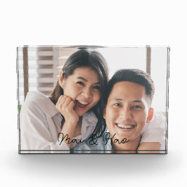Persoonlijk Huwelijksfotoblok voor Mr en Mrs Fotoblokken