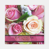 Persoonlijk huwelijksgeschenk magneet (Voorkant)