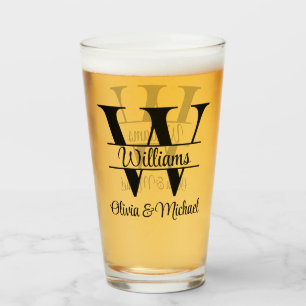 Persoonlijk huwelijksgeschenk voor Mr en Mrs Glas