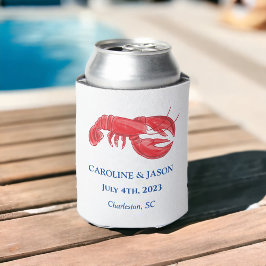 Persoonlijk Huwelijksgunst Red Lobster Blikjeskoeler