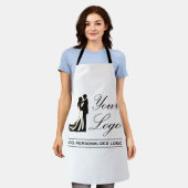 Persoonlijk Huwelijksidee Voeg Uw Ontwerp Toe Schort (Gedragen)