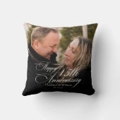 Persoonlijk Huwelijksjubileum Kussen (Achterkant)