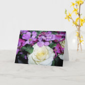 Persoonlijk huwelijksjubileum voor dochter en echt kaart (Gele Bloem)