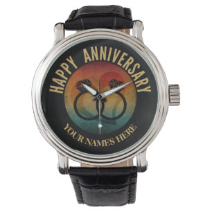 persoonlijk huwelijksjubileumcadeau horloge