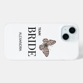 Persoonlijk huwelijksontwerp voor bruidsteam Case-Mate iPhone case (Achterkant (horizontaal))