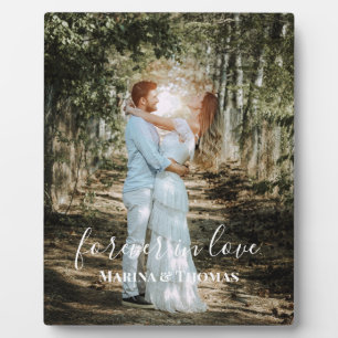 Persoonlijk Huwelijksportret Moderne Calligrafie Fotoplaat