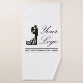 Persoonlijk Huwelijkswidee Voeg Uw Ontwerp Toe Badhanddoek (Badhanddoek)