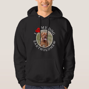 Persoonlijk I LOVE MY DOG Hoodie