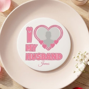 Persoonlijk I Love My Wife – Voeg naam & foto toe Magneet