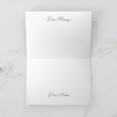 Persoonlijk Ich denke een Dich Karte! Kaart (Binnen)