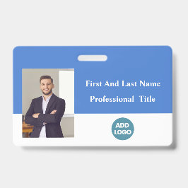 Persoonlijk ID-badge voor werknemers - Naam, Foto, Badge