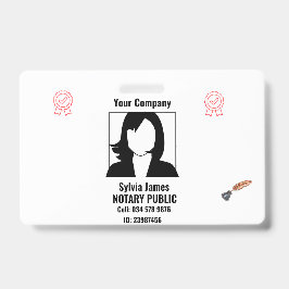 Persoonlijk identiteitsbewijs voor werknemers in z badge