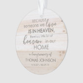 Persoonlijk iemand in de hemel Acrylversiering Ornament (voorkant)