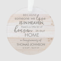 Persoonlijk iemand in de hemel Acrylversiering