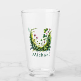 Persoonlijk Iers botanisch klavertje vier glas