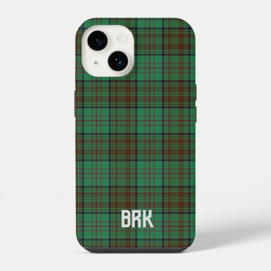 Persoonlijk Ierse County Dublin Tartan iPhone Hoesje (Achterkant)