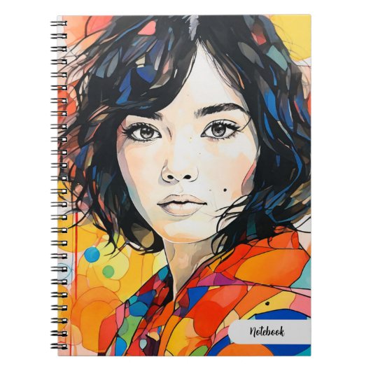 Persoonlijk: Ik zie de wereld in kleur | Notitiebo Notitieboek (Voorkant)