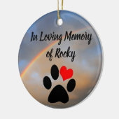 Persoonlijk in liefhebbende herinnering aan kat of keramisch ornament (Links)