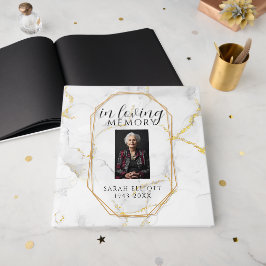 Persoonlijk 'In Loving Memory' Foto marmer Gastenboek