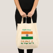 Persoonlijk India-vlag cadeau Tote Bag (Voorkant (product))