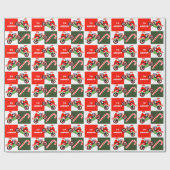 Persoonlijk ingepakt cadeaupapier voor motorrijder (Vlak)