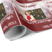 Persoonlijk ingepakt inpakpapier met foto en naam (Rol Hoek)