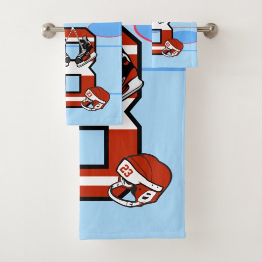 Persoonlijk Initiaal B IJshockey Bad Handdoek (Insitu)