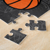 Persoonlijk Initiaal Basketball Legpuzzel (Zijkant)