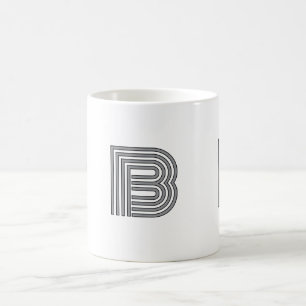 Persoonlijk Initiaal Eenvoudig Minimalistisch Mode Koffiemok