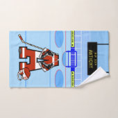 Persoonlijk Initiaal IJshockey Bad Handdoek (Handdoek)