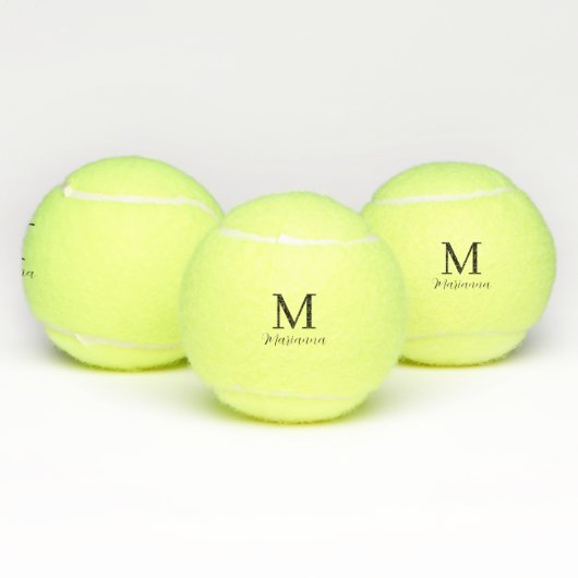 Persoonlijk initiaal Tennis ball monogram Tennisballen (Multi)
