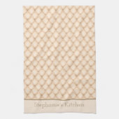 Persoonlijk Initialen Champagne Geschenk  Theedoek (Verticaal)
