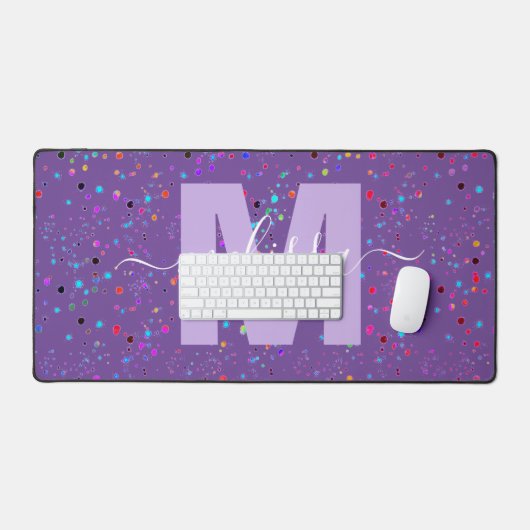 Persoonlijk Initialenlogo Bureaumat (Keyboard & Muis)