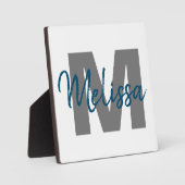 Persoonlijk Initialenlogo Fotoplaat (Voorkant)