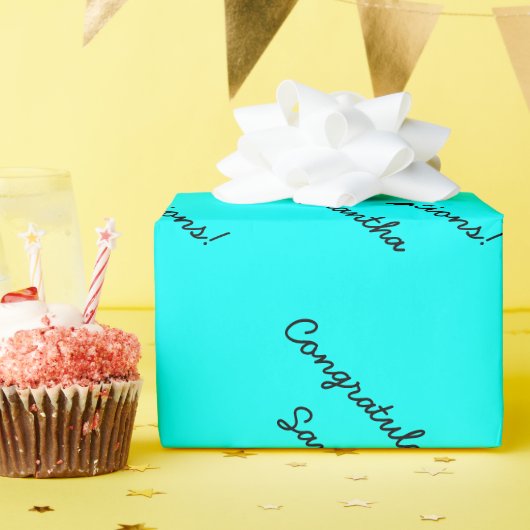 Persoonlijk inpakpapier | felicitatief (Verjaardagsfeest)
