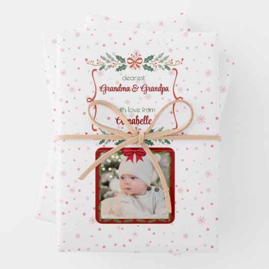 Persoonlijk Inpakpapier met Foto en Naam (In situ)