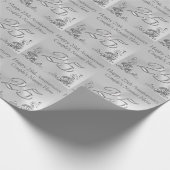 Persoonlijk Inpakpapier Voor 25-jarig Jubileum Cad (Hoek)