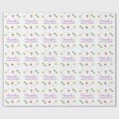 Persoonlijk inpakpapier voor bruidsdouche (Vlak)