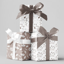 Persoonlijk Inpakpapier voor Trouwfeest