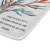 Persoonlijk Inspirerend Citaat Snijplank (Hoek)