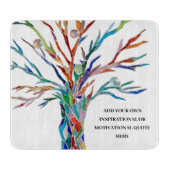 Persoonlijk Inspirerend Citaat Snijplank (Voorkant)