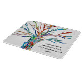 Persoonlijk Inspirerend Citaat Snijplank (Hoek)