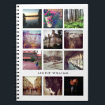 Persoonlijk installagram Foto Notitieboek<br><div class="desc">Pas je aan met 12 van je favoriete foto's van Instagram en je eigen tekst voor een leuke school of notitieboek in je eentje!</div>