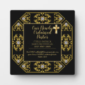 Persoonlijk installatiegeschenk voor pas gewijde d fotoplaat (Voorkant)