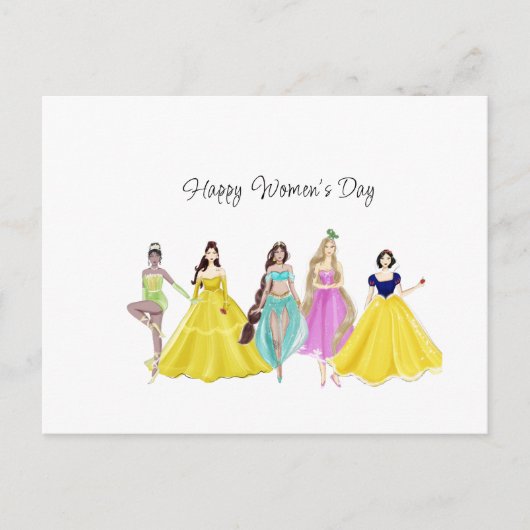 persoonlijk, internationale vrouwendag, gelukkige  briefkaart (Voorkant)