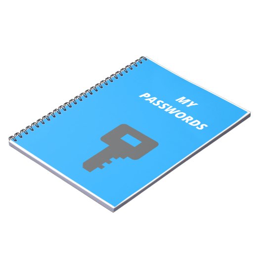 Persoonlijk internetadres en wachtwoord notitieboek (Linkerzijde)